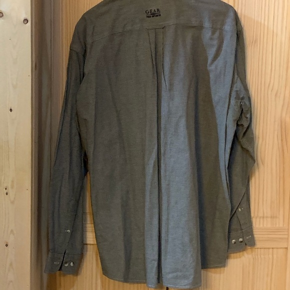 ‘Gear’ l/s QE2 Cruise Men’s LG Dress Shirt - Picture 4 of 5